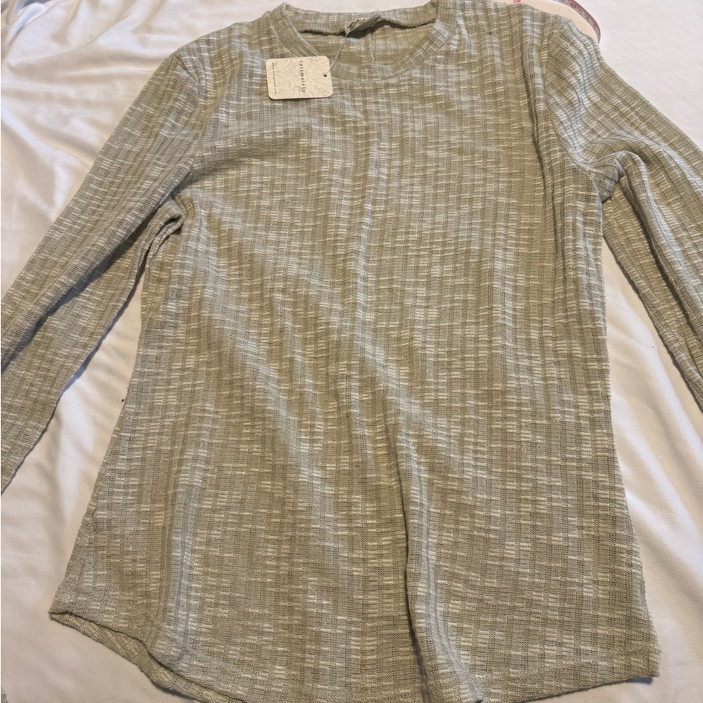 FP Movement by Free People Long Sleeve Top in Olive Green